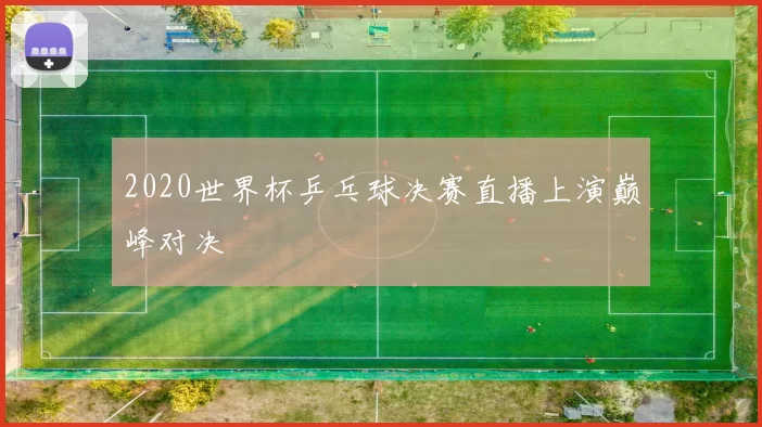 2020世界杯乒乓球决赛直播上演巅峰对决