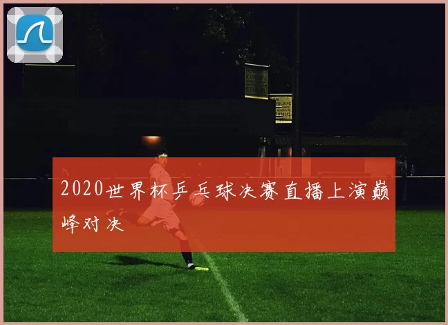 2020世界杯乒乓球决赛直播上演巅峰对决