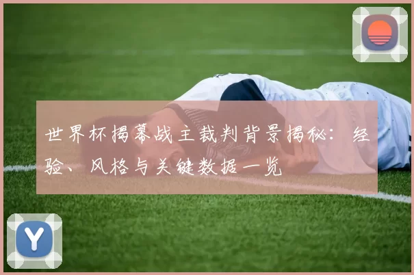 世界杯揭幕战主裁判背景揭秘：经验、风格与关键数据一览