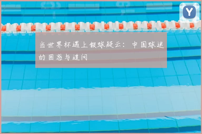当世界杯遇上假球疑云:中国球迷的困惑与追问