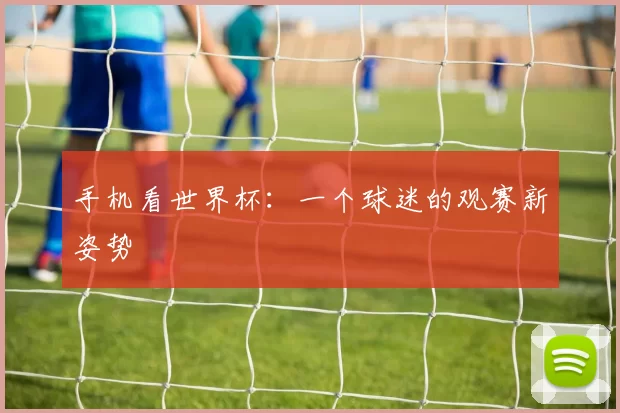 手机看世界杯:一个球迷的观赛新姿势