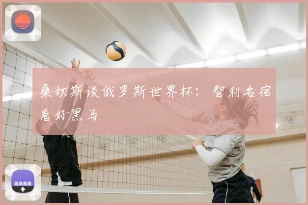 桑切斯谈俄罗斯世界杯:智利名宿看好黑马